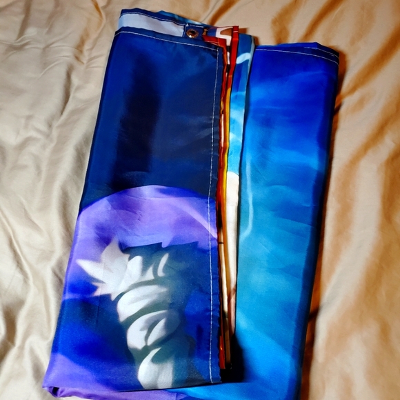 Anime Naruto and Sasuke Shower curtain 72'x72' - Picture 1 of 2